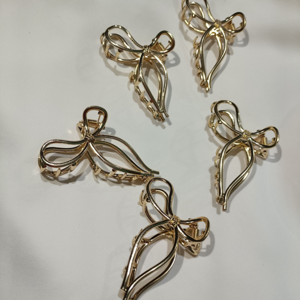 Gold Lüxe Bow Claw
