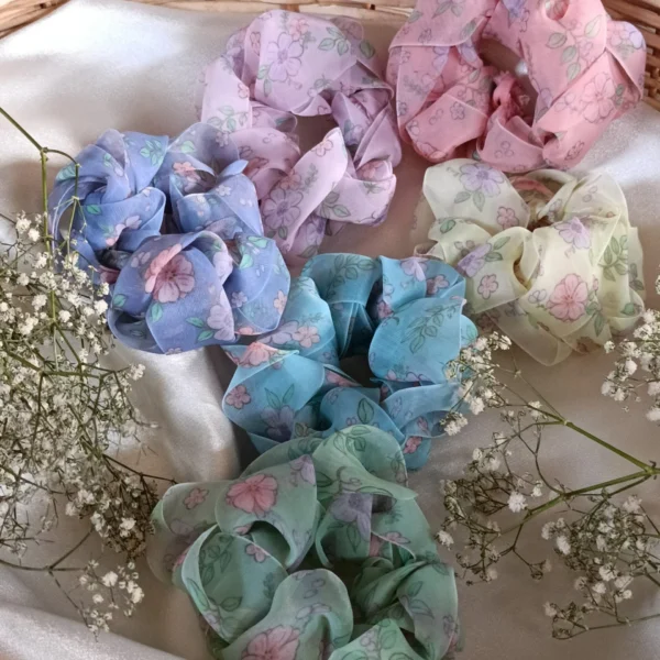 Cherry Blossom Scrunchie