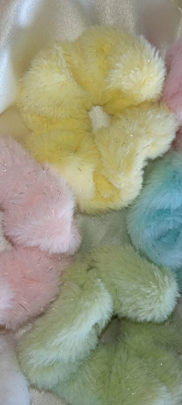 Cotton Candy Scrunchies