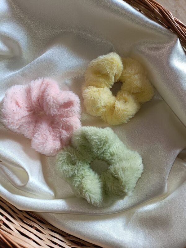 Cotton Candy Scrunchies